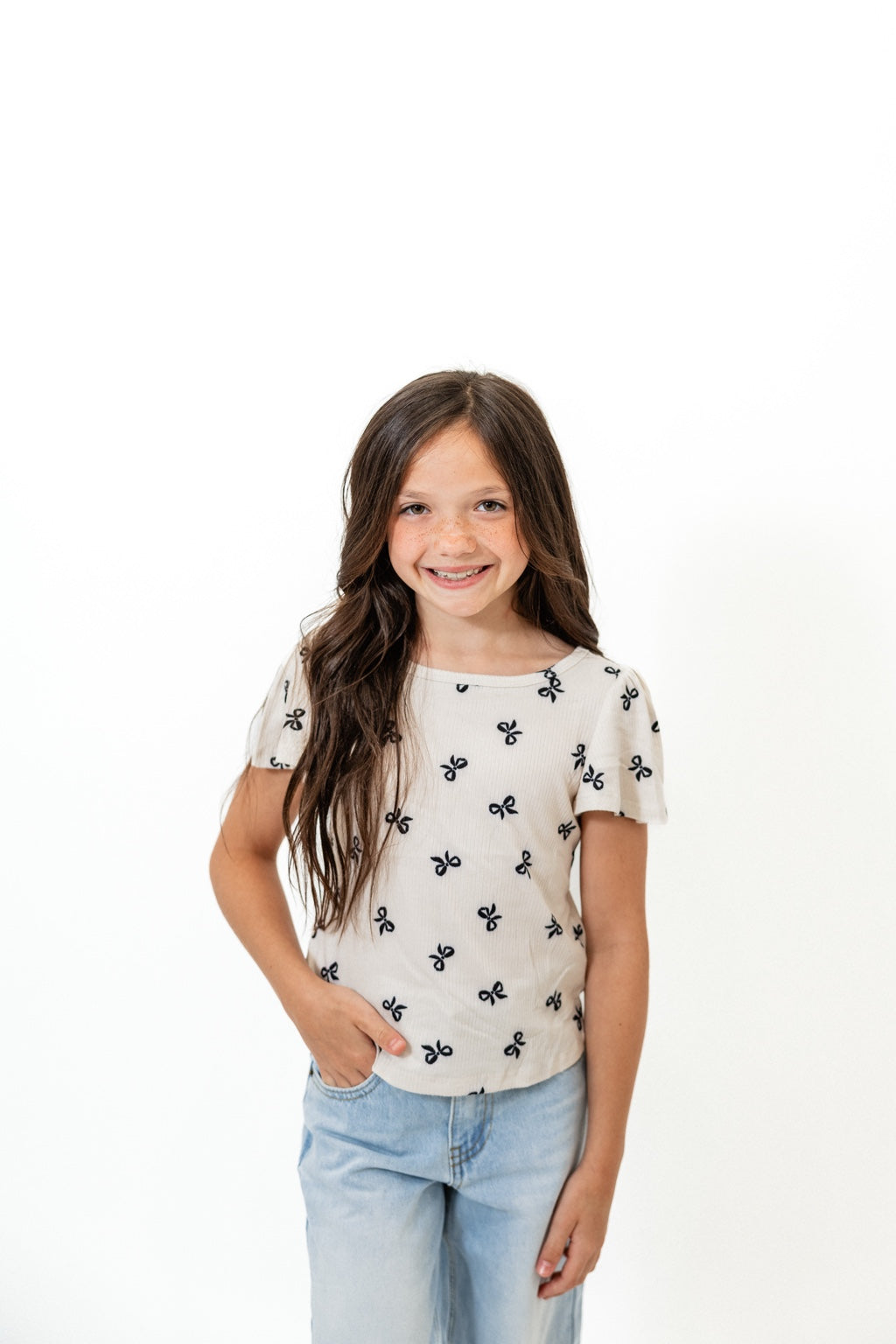 Bow Belle Ribbed Tee