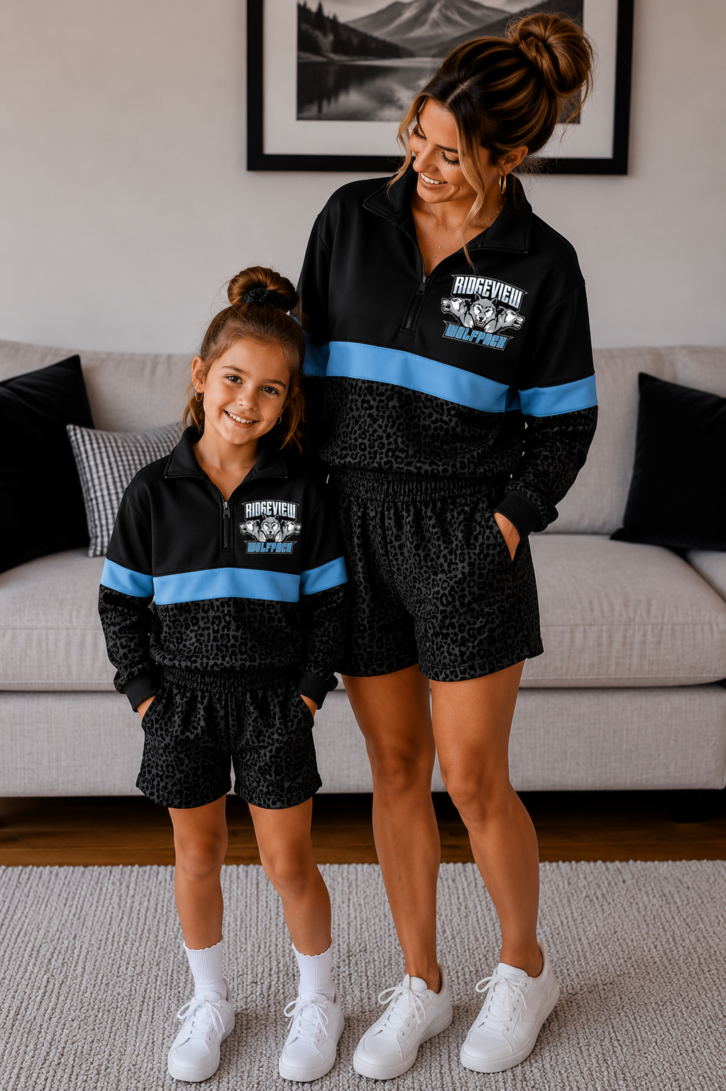 ADULTS WOLFPACK LEOPARD PULLOVER