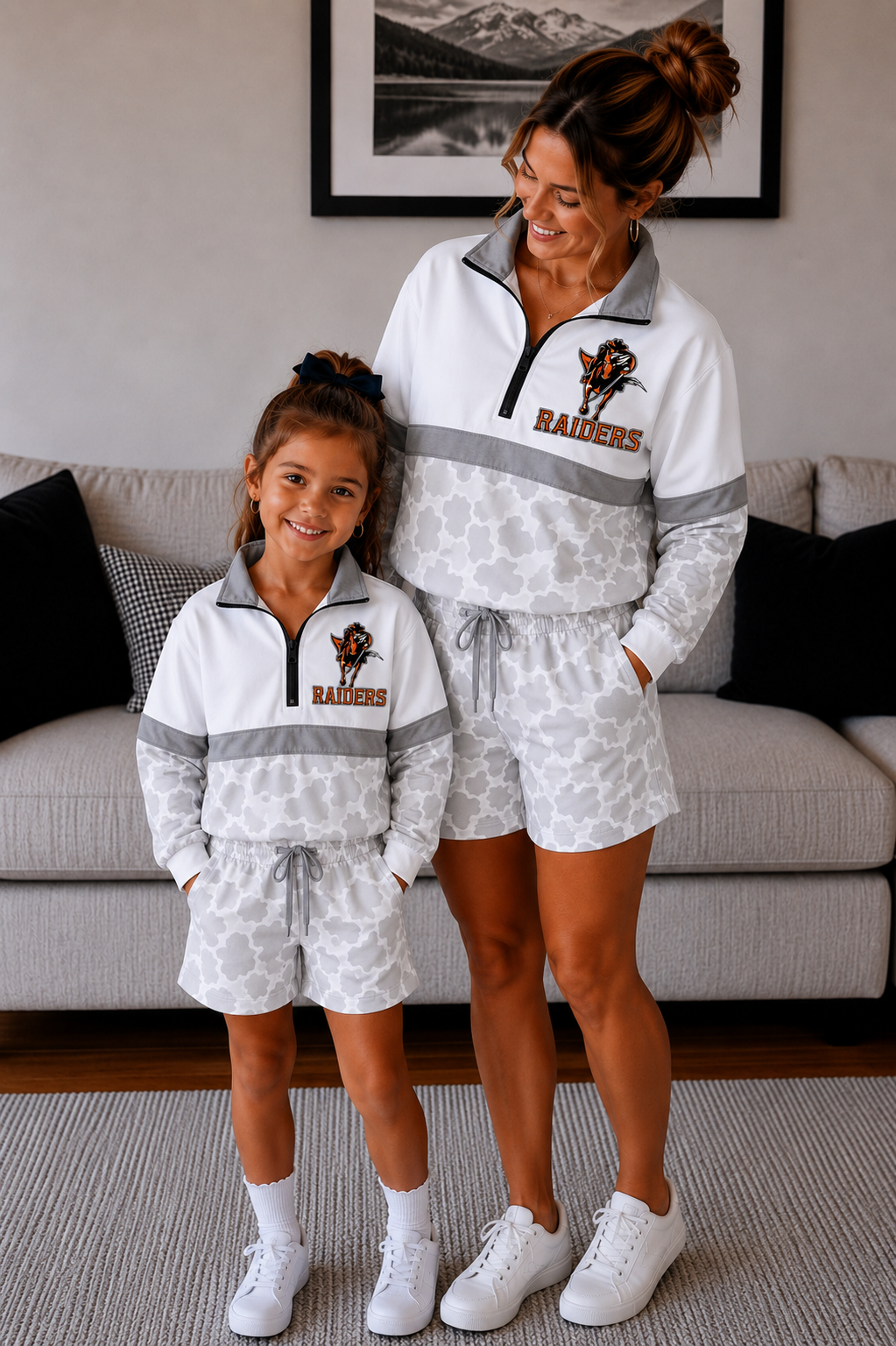 KIDS RAIDERS CAMO PULLOVER