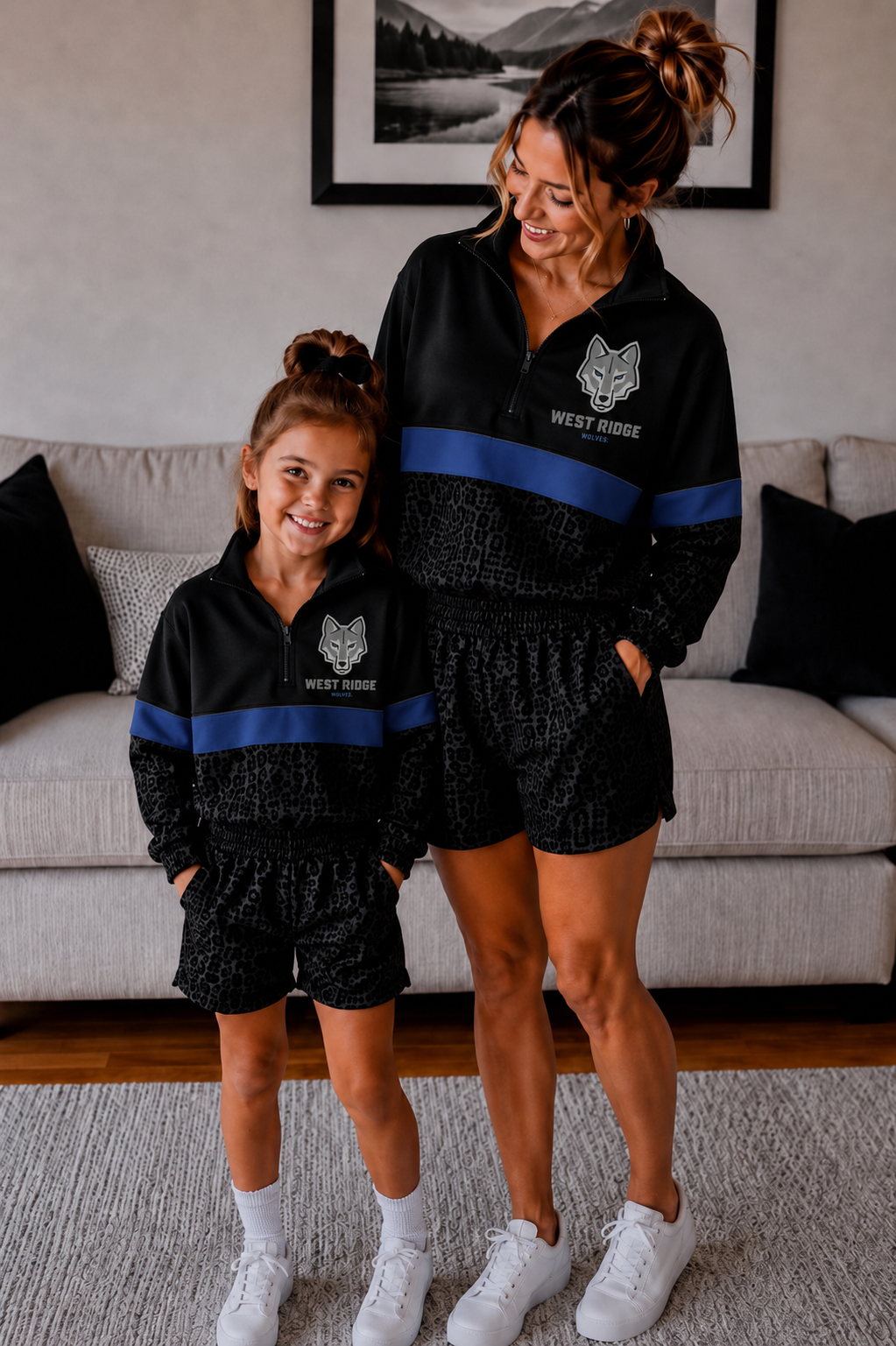 ADULTS WEST RIDGE LEOPARD PULLOVER