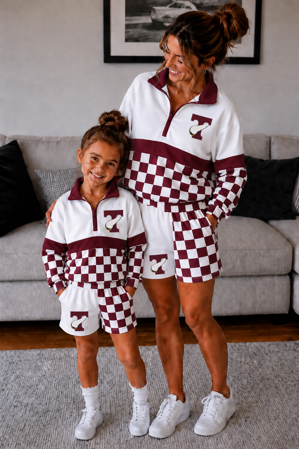 KIDS TN HIGH CHECKERED PULLOVER