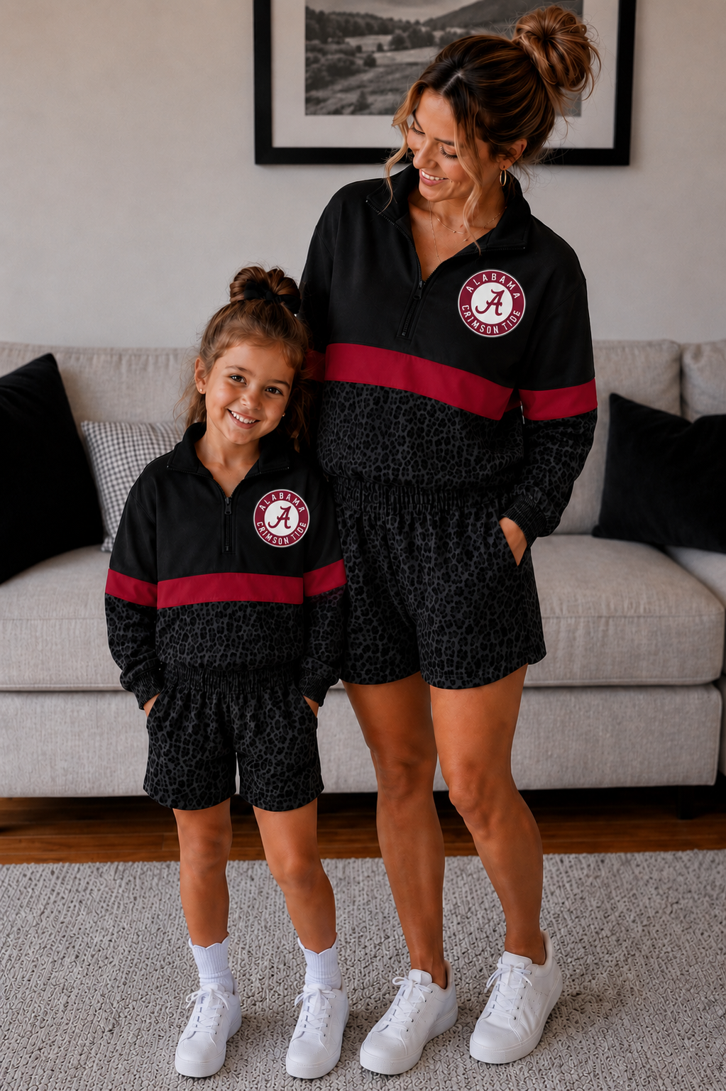 ADULTS BAMA LEOPARD PULLOVER