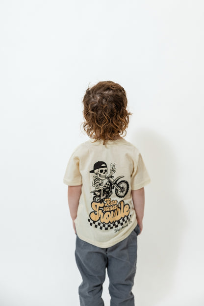 Here Comes Trouble Tee