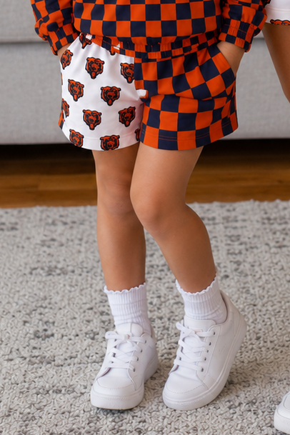 KIDS UNION CHECKERED SHORTS