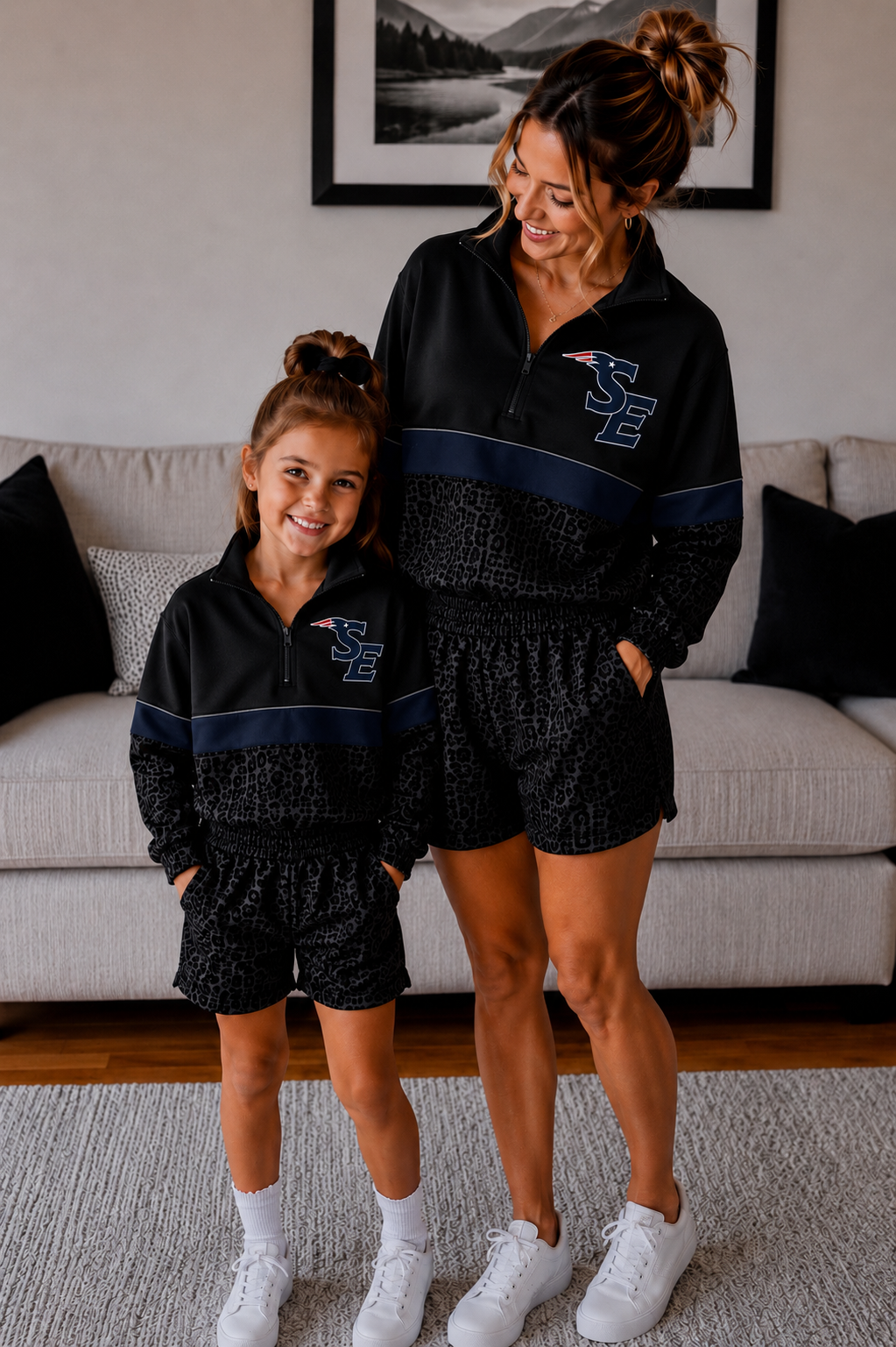 ADULTS SE LEOPARD PULLOVER