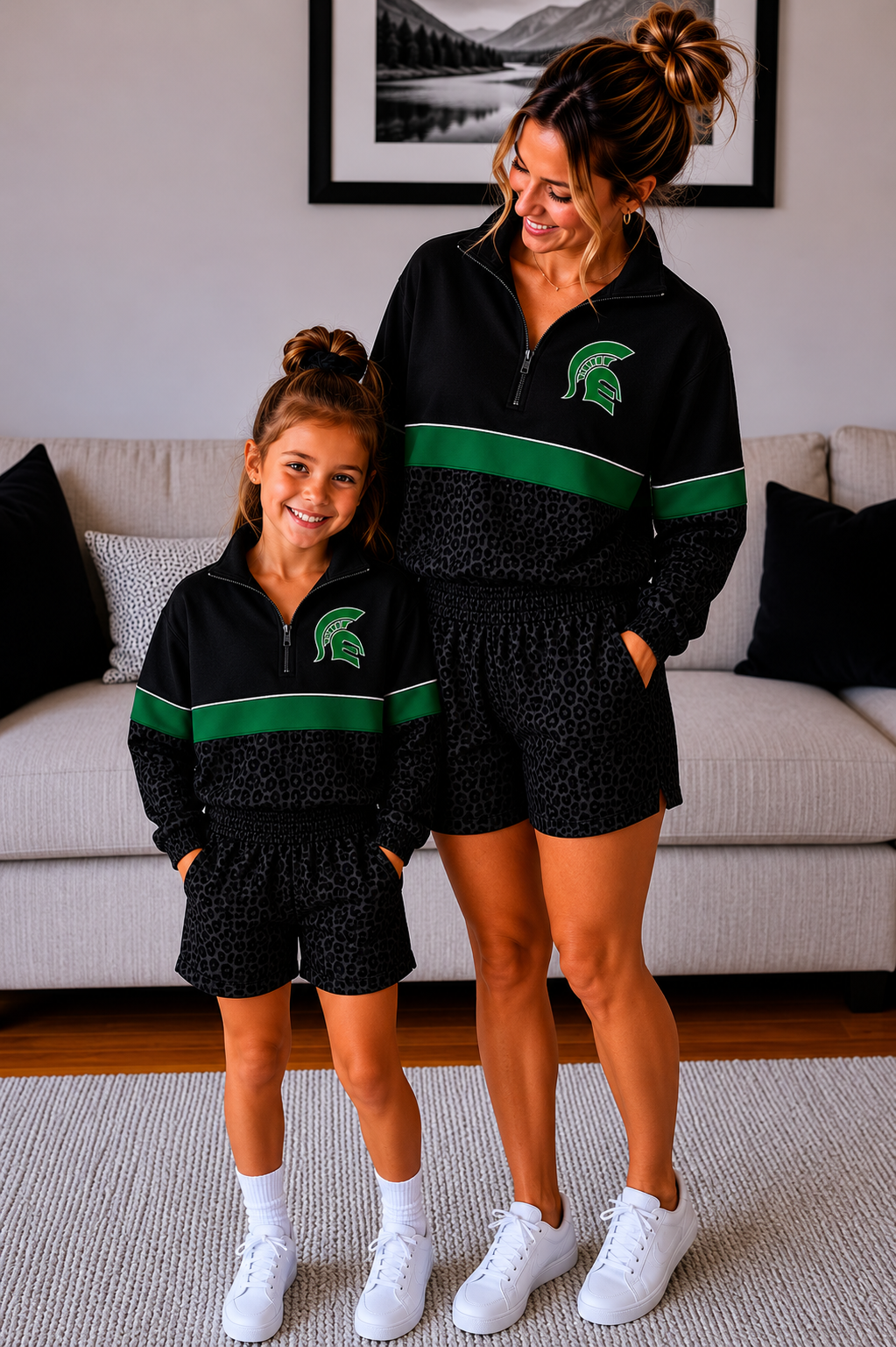 KIDS EASTSIDE LEOPARD PULLOVER