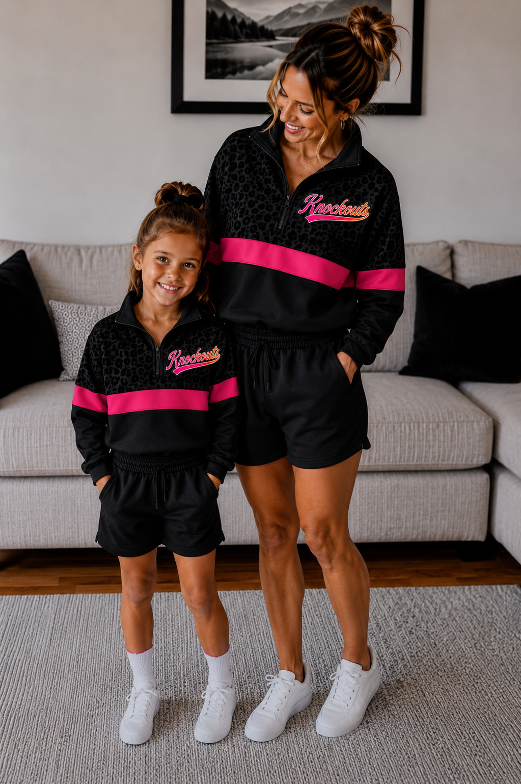 ADULTS KNOCKOUTS LEOPARD PULLOVER